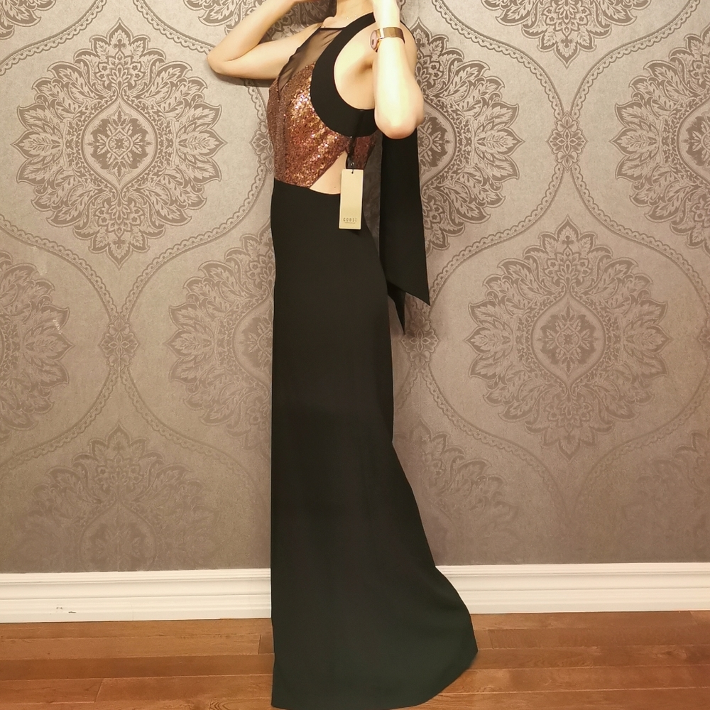 BNWT Coast UK black jumpsuit with sequin